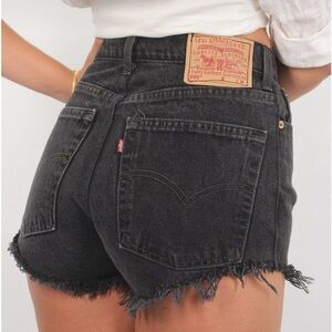 Levi’s 501 shorts black size 27